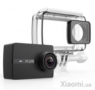Экшн-камера Xiaomi YI Lite Black International Edition + Waterproof box